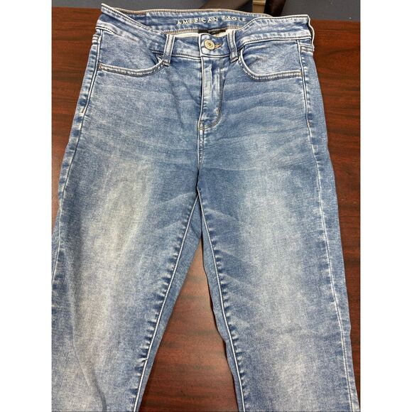 American Eagle Cozy Next Level Stretch Hi-Rise Jegging Jeans Size 8 - Picture 2 of 10